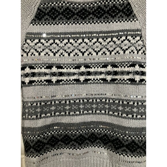 Old Navy Multicolor Sequined Tight Knit Pullover Sweater Size XS - Picture 3 of 8